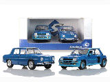 RENAULT SET R5 TURBO BLUE & R8 GORDINI 1100 BLUE S180005